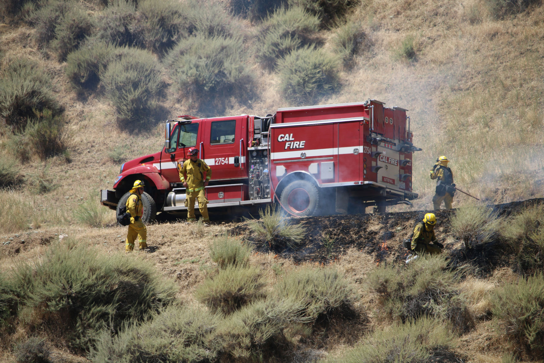 Rock Fire, Del Puerto Canyon